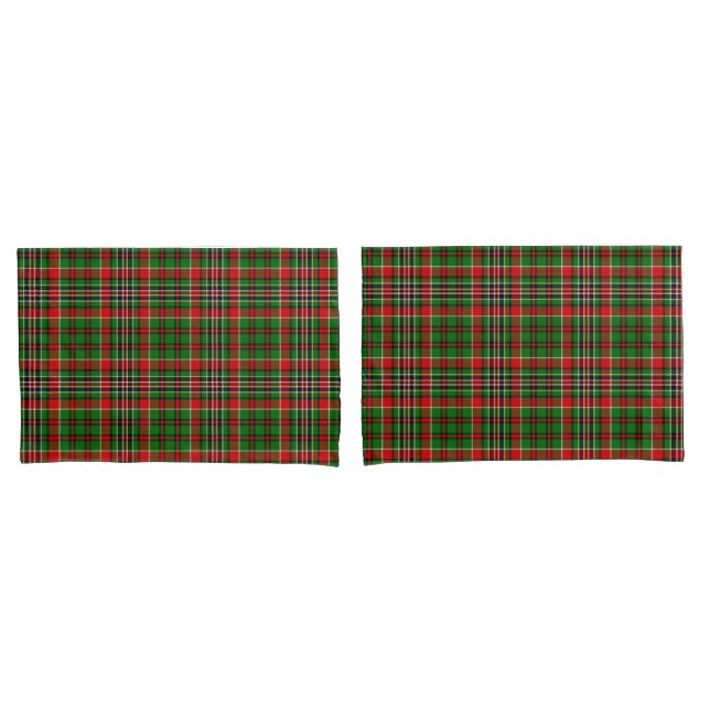 Christmas Plaid Pillowcase Set (Front-Set)
