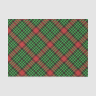 Christmas Plaid Red and Green Wrapping Tissue Paper