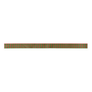 Christmas plaid  satin ribbon