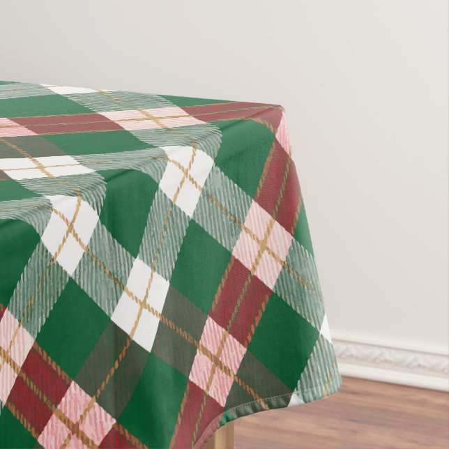 Christmas Plaid Tablecloth (In Situ)