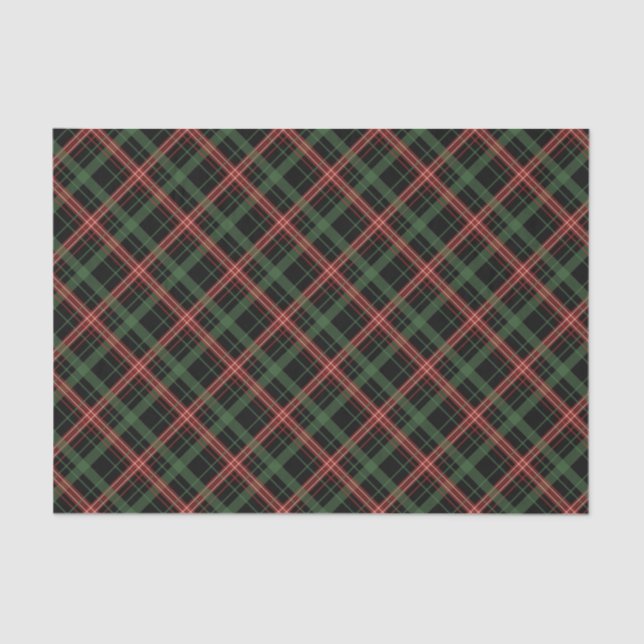 Christmas Plaid, Tissue paper (Front)