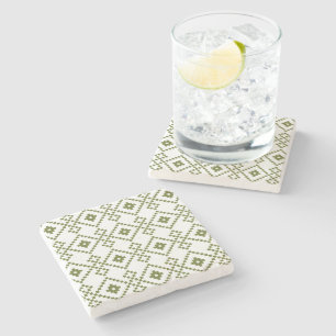Christmas Plain Sweater Stone Coaster