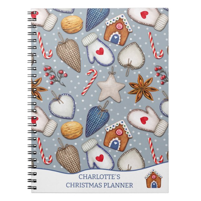 Christmas Planner lined notebook (Front)
