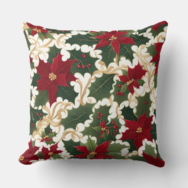 christmas plants galore pillow (Front)