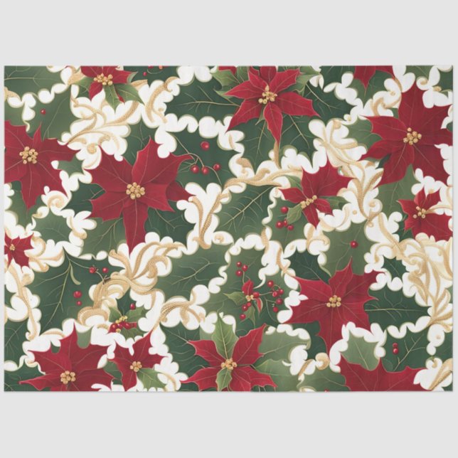 christmas plants galore tissue paper (Front)