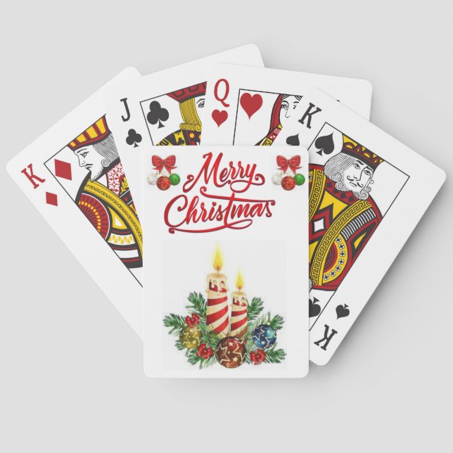 Christmas Playing Card Deck (Back)