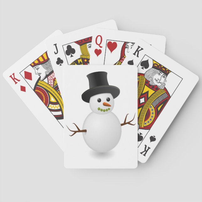Christmas Playing Card Deck (Back)