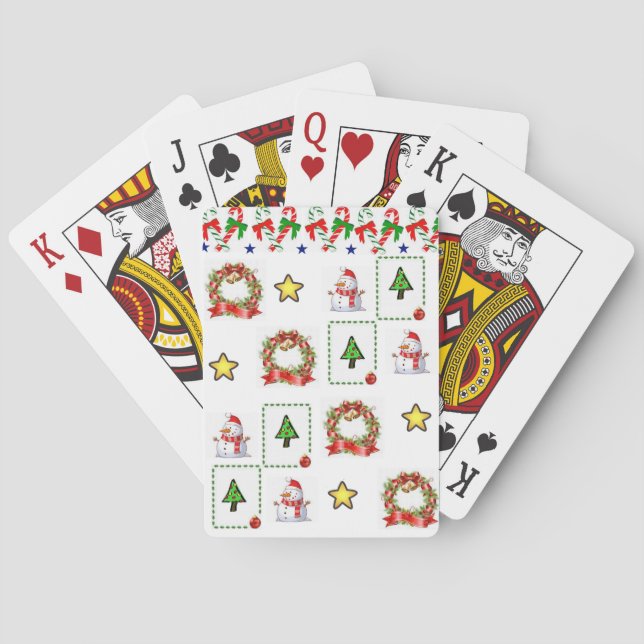 Christmas Playing Card Deck (Back)
