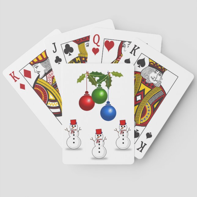 Christmas Playing Card Deck (Back)