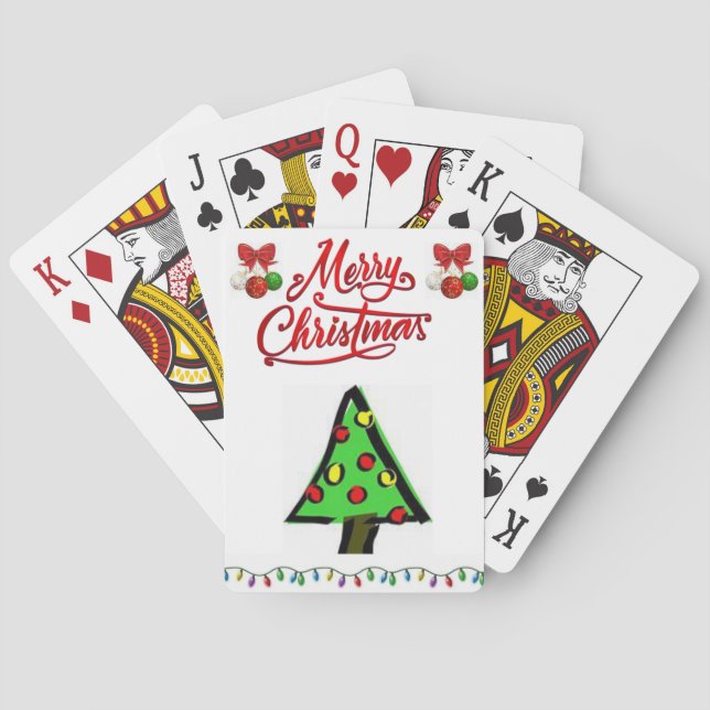Christmas Playing Card Deck (Back)