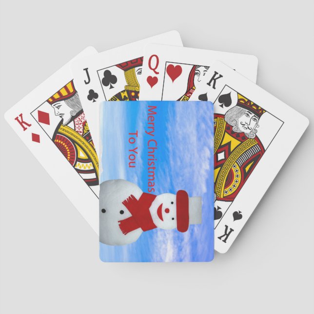Christmas Playing Cards (Back)