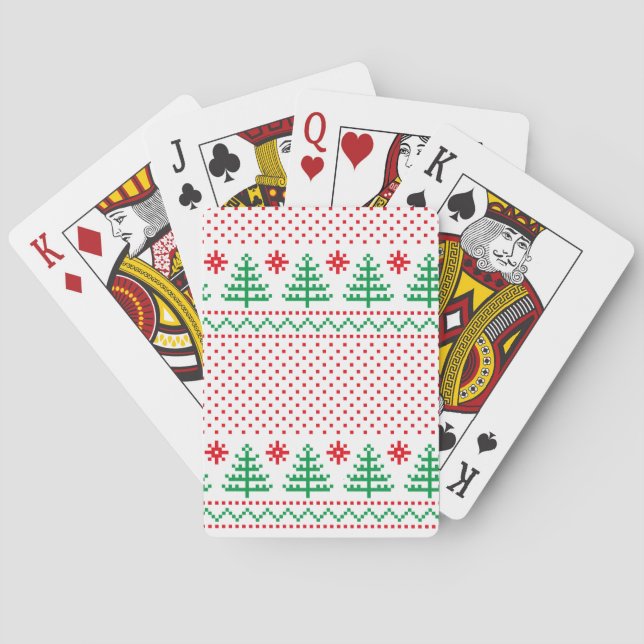 Christmas Playing Cards (Back)
