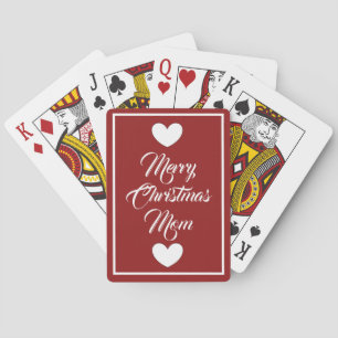 Christmas playing cards for Mom by dalDesignNZ
