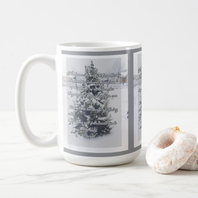 Christmas Poem Picture Mug (With Donut)