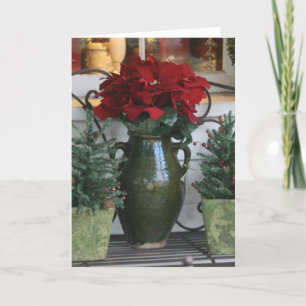 Christmas Poinsetta card
