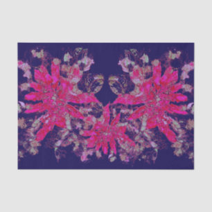 Christmas poinsettia flower tissue paper