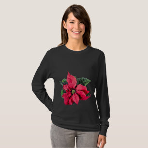 Christmas Poinsettia T-Shirt