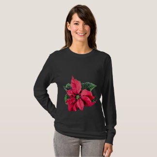 Christmas Poinsettia T-Shirt