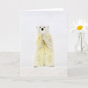 Christmas Polar Bear Card