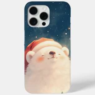 Christmas Polar Bear iPhone 15 Pro Max Case