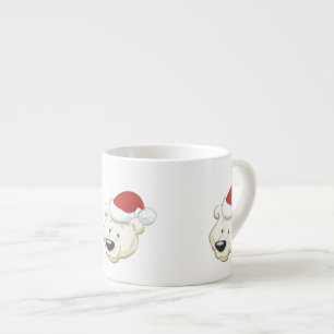 Christmas Polar Bear Espresso Cup