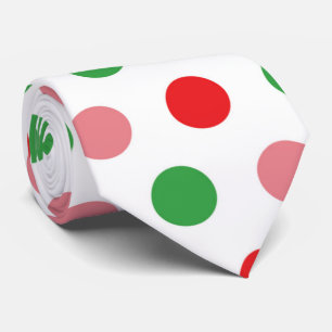 Christmas Polka Dot Tie