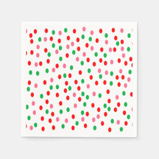 Christmas Polka Dots Napkin