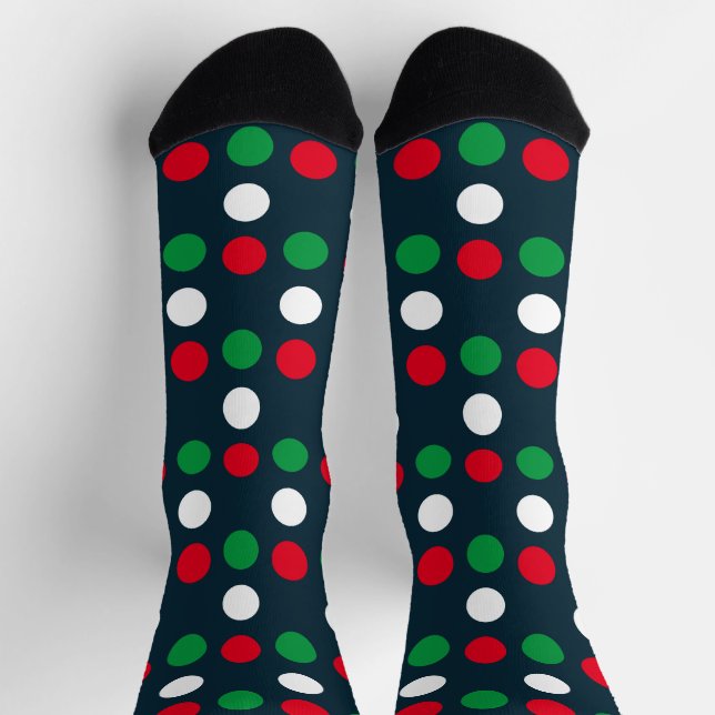 Christmas Polka Dots Socks (Top)