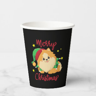Christmas Pomeranian Merry Xmas Essential T-Shirt Paper Cups