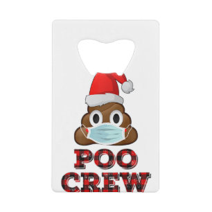 Christmas Poo Crew Shirt Face Mask Poop Emoji Red
