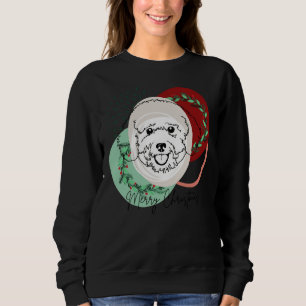 Christmas Poodle        Sweatshirt