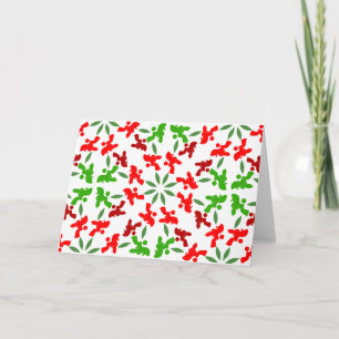 Christmas Poodles Holiday Card