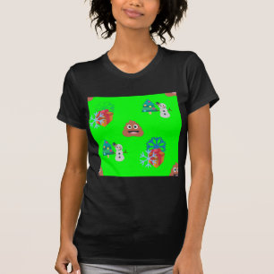 christmas poop emoji T-Shirt