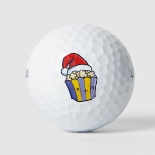 Christmas pop corn golf balls
