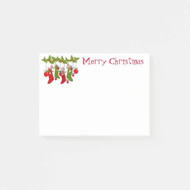 Christmas  post-it notes (Front)