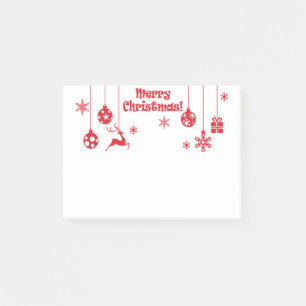 Christmas Post-it Notes