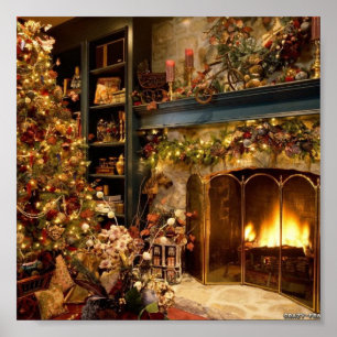 christmas post poster