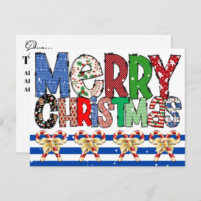 Christmas Postcard (Front/Back)