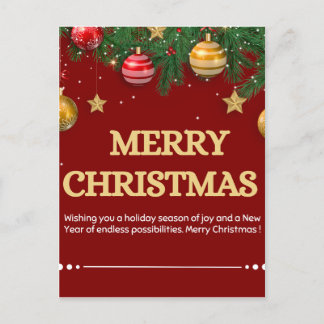 "Christmas"  Postcard