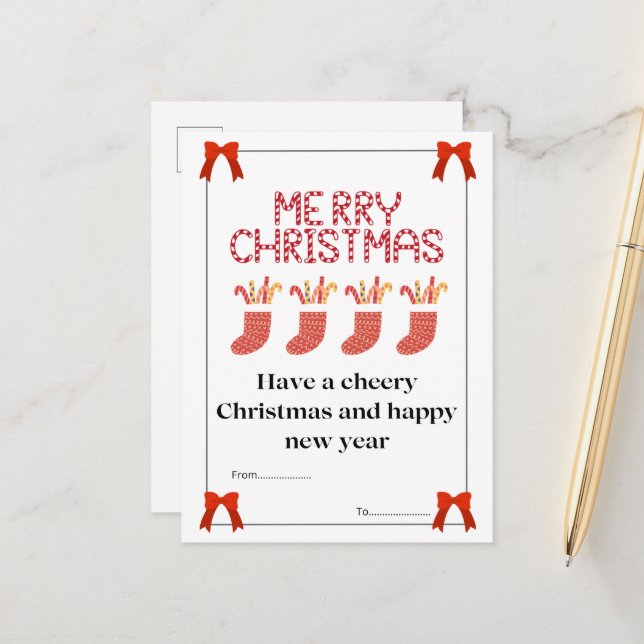 Christmas postcard (Front/Back In Situ)