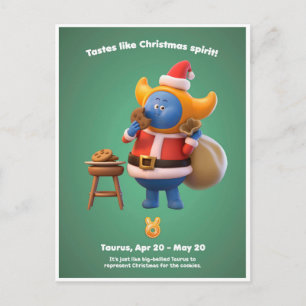 Christmas Postcard for Taurus