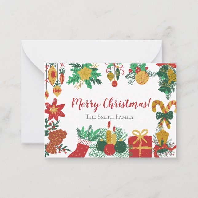 Christmas Postcards (Back)