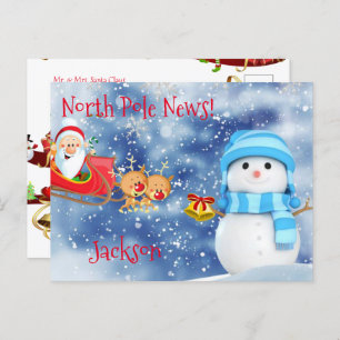 Christmas Postcards North Pole 