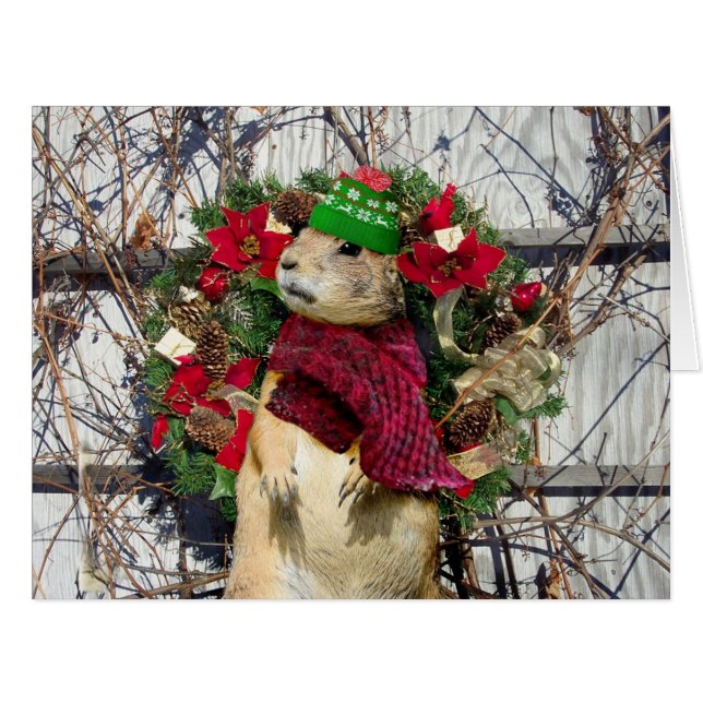 Christmas  Prairie Dog (Front Horizontal)