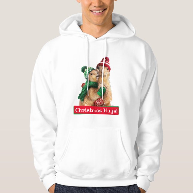 Christmas Prairie Dogs Hoodie (Front)