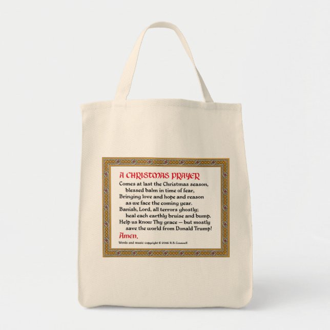 Christmas Prayer (Donald Trump) Tote Bag (Front)