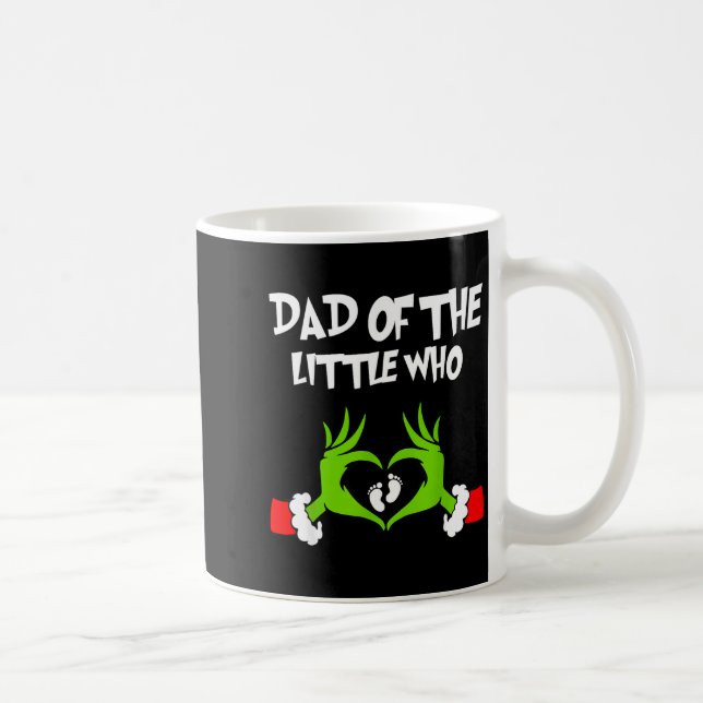 Christmas Pregnancy Announcement Funny Dad Of The  Coffee Mug (Right)