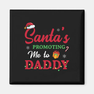 Christmas Pregnancy Announcement New Dad Mum Gift Magnet