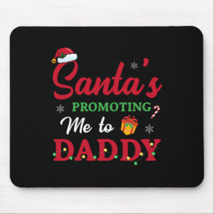 Christmas Pregnancy Announcement New Dad Mum Gift Mouse Pad