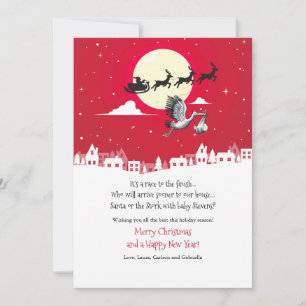 Christmas Pregnancy Holiday Card
